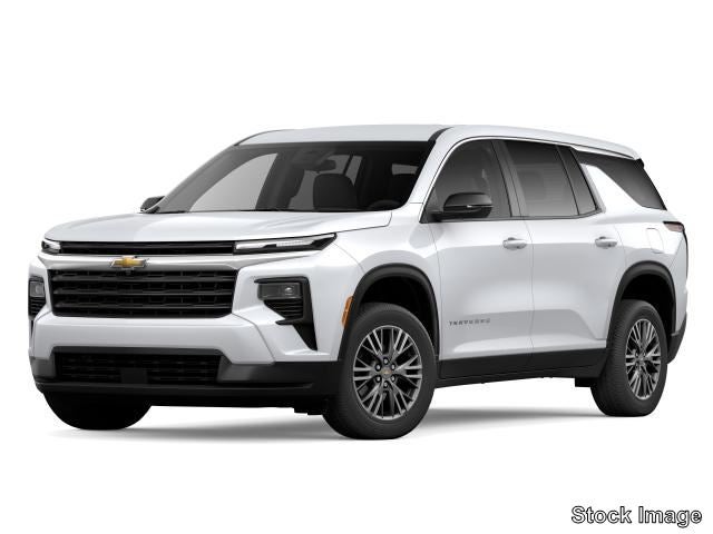 2024 Chevrolet Traverse LS in Sterling Gray Metallic — front three-quarter view